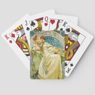 Baralho Princesa Jacinto Arte Nouveau de Alphonse Mucha