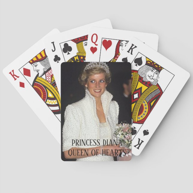 Baralho PRINCESS DIANA Queen of Hearts (Verso)