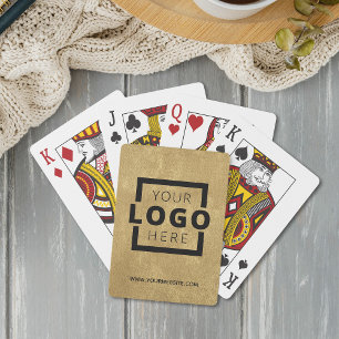 Baralho Promoção de logotipo comercial personalizado pre