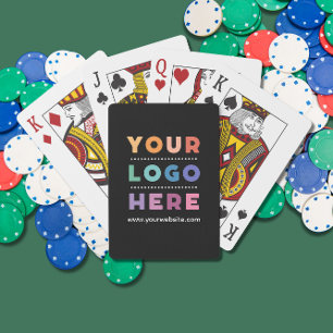 Baralho Promocional comercial personalizado preto