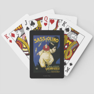 Baralho Promocional da sobremesa de Sassolino Liquore a