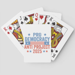 Baralho Promotor-Democracia Anti Project 2025 Trump Republ