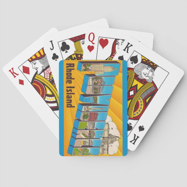 Baralho Providence RI Postcard Playing Cards (Verso)