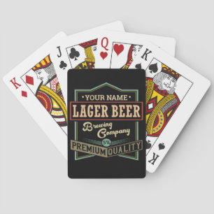 Baralho Pub de Bar de Rótulo de Criação de Cerveja Persona
