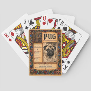 Baralho Pug, Arte de Bestiário Medieval