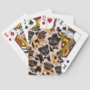 Baralho Pug de Cueca Sem Costura Retroativa