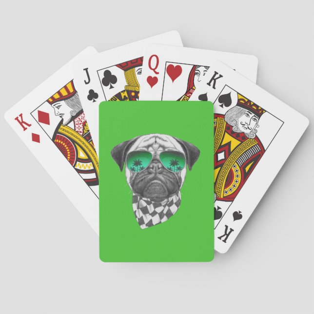 Baralho Pug de Miami (Verso)