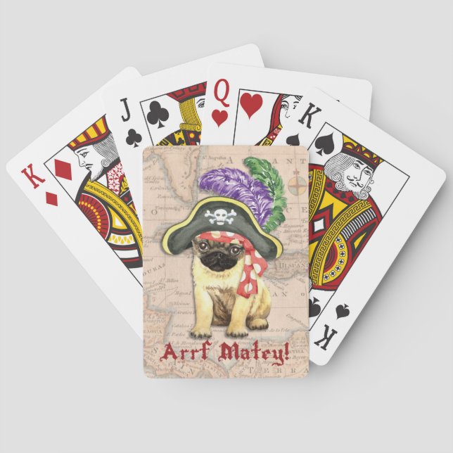Baralho Pug Pirate (Verso)
