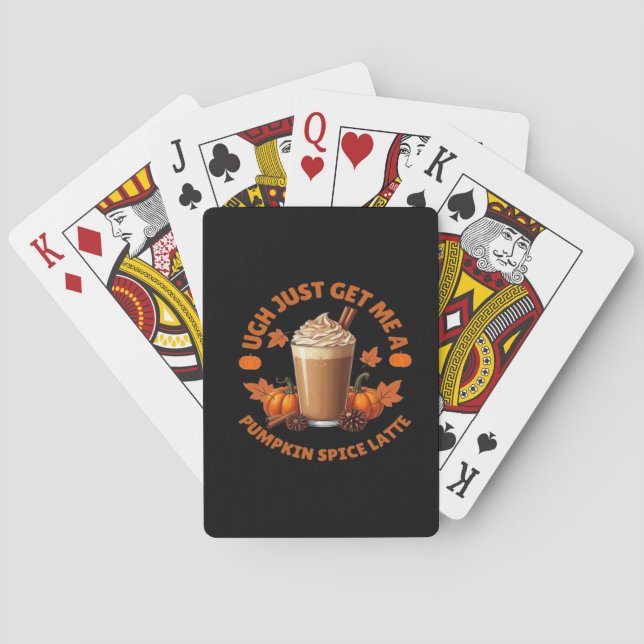 Baralho Pumpkin Spice Laten Halloween (Verso)