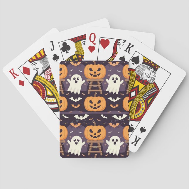 Baralho Pumpkins Card Deck Halloween (Verso)
