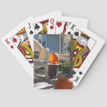 Pumpkins e Wicker Rocker - Martha's Vineyard