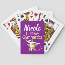 BARALHO PURPLE E DOURADO EU AMO A DESIGN GINÁSTICA