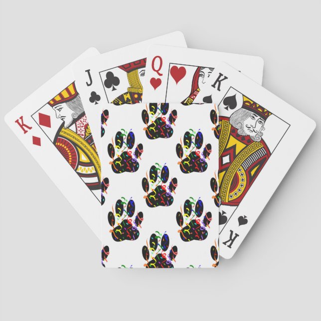 Baralho Pw Imprime Confetti E Padrão De Streamer De Partid (Verso)