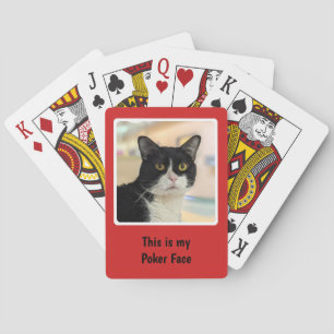 Baralho Quadro da Janela Vermelha de Fotografia Pessoal