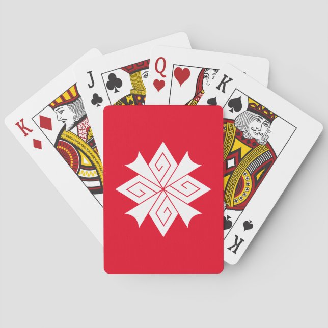 Baralho Quatro raio com roscos (Verso)