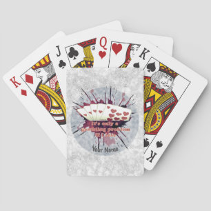 Baralho Que problema com o jogo Poker jogando cartas