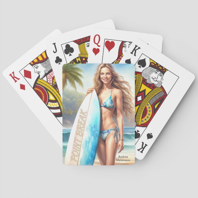 Baralho Quebra de Ponto de Ação de Rapariga (Verso)