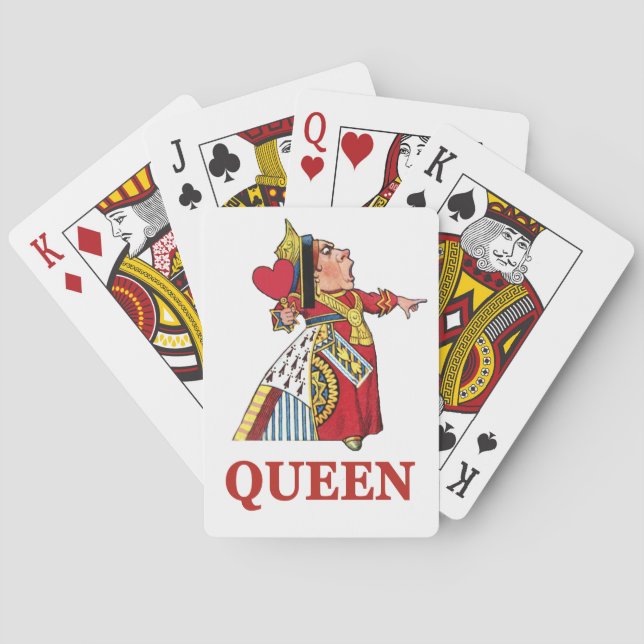 Baralho Queen of Hearts From Alice in Wonderland (Verso)