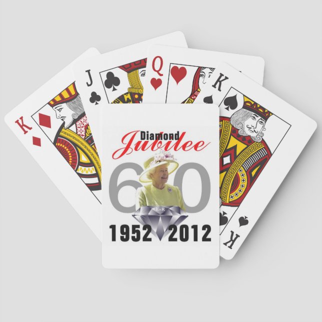 Baralho Queens Diamond Jubilee Playing Cards (Verso)