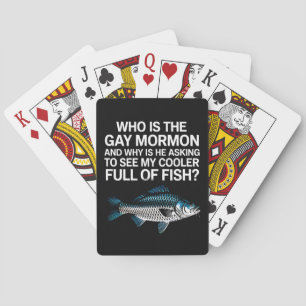 Baralho Quem É O Peixe Do Orgulho LGBTQ Engraçado Da Gay M