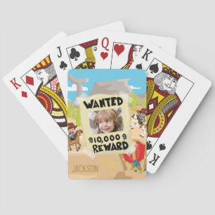 Baralho Queria Cowboy com foto e nome, Little Boy