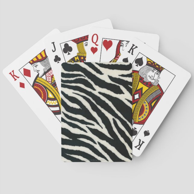 Baralho RAB Rockabilly Estampa de Zebra Preto & Branco (Verso)