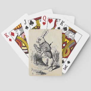 Baralho Rabbit Branco Vintage