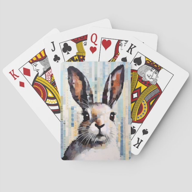 Baralho Rabbit Bunny Animal Art Decinta (Verso)