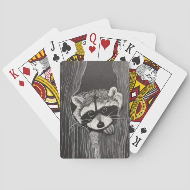 Baralho Raccoon playing cards (Verso)