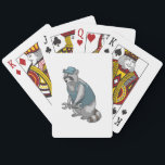 Baralho Racoon as Craftsman with Wrench<br><div class="desc">This design is the perfect gift for a birthday,  Christmas and other celebrations. It is suitable for women,  men and kids.</div>