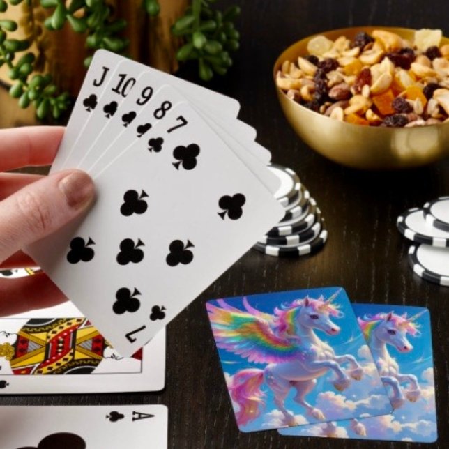 Baralho Rainbow Winged Prancing Unicorn (Criador carregado)