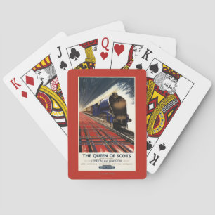 Baralho Rainha do trem escocês do Pullman