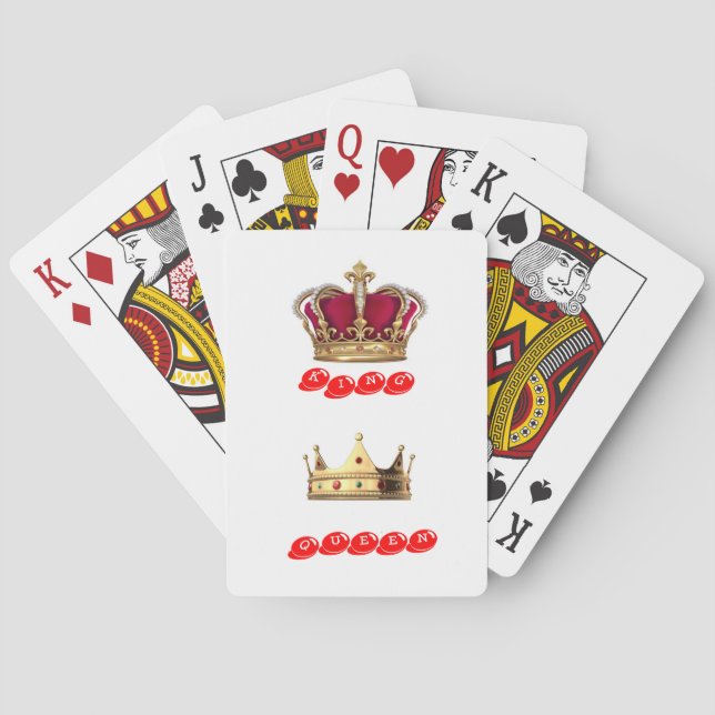 Baralho rainha-rei (Verso)