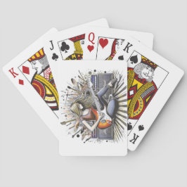 Baralho Rapariga com vibrações musicais