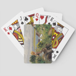 Baralho Rapariga perdida em pensamento (por H.A. Brendekil