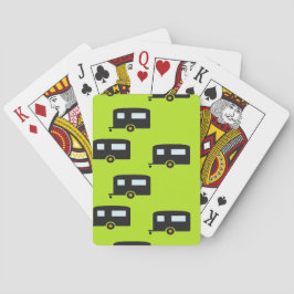 Baralho Reboques de campismo a verde