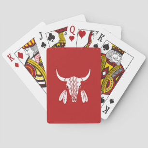 Baralho Red Ghost Dance Buffalo Poker jogar cartas
