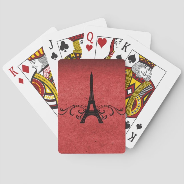 Baralho Red Vintage French Flourish (Verso)