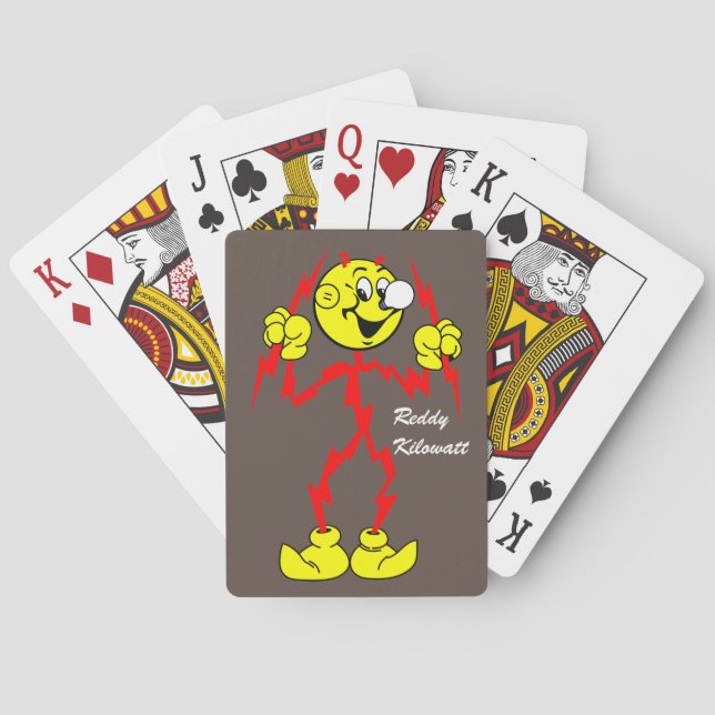 Baralho Reddy Kilowatt Muito Divertido (Verso)