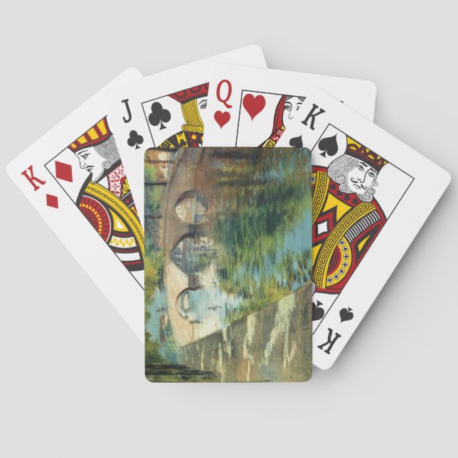 Baralho Reflexões em um Canal (por William Merritt Chase) (Verso)