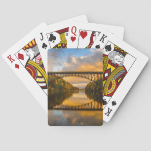 Baralho Rei francês Ponte na queda