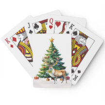 Reindeer Dourado Baubles Feliz Natal