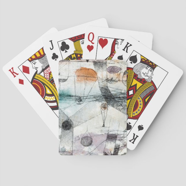 Baralho Reino de Air Paul Klee Abstrato Expressionista (Verso)