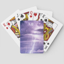 Relâmpagos de Céu Roxo Personalizados