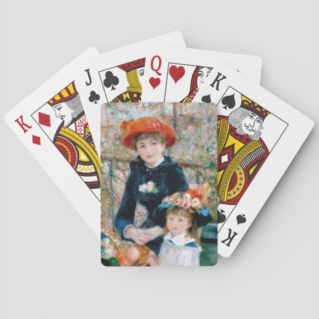 Baralho Renoir "Duas Irmãs (No Terrace)" (Verso)