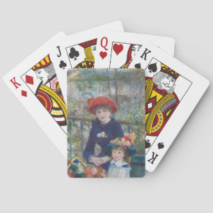 Baralho Renoir Duas Irmãs Varanda Impressionismo Francês