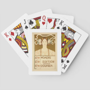 Baralho Reprodução de uma propaganda de poster 'as