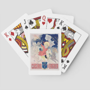 Baralho Reprodução de uma propaganda de poster 'o casino