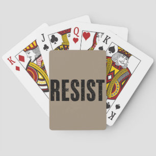 Baralho Resista a Trump Protesto Anti Político Protesto Tr