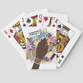 Baralho Resistir Juntos - Arte Flaoral Feminista